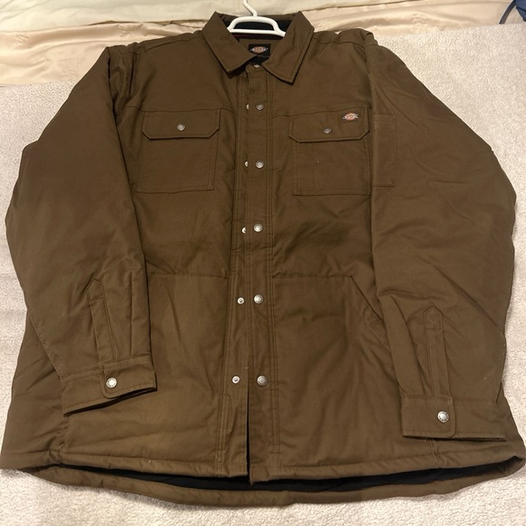 Dickies Other - Dickies Dark Brown Shirt Jacket